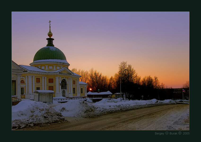 photo "Temple of All Holy" tags: landscape, architecture, sunset