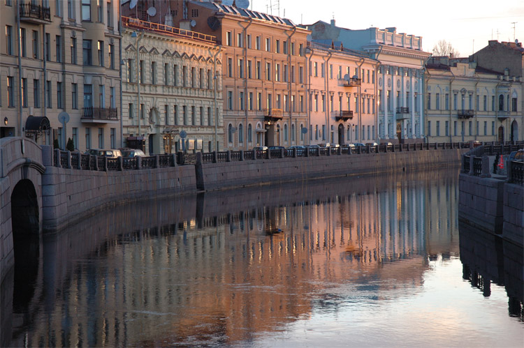 photo "Commonplaces. Water and stones" tags: architecture, landscape, sunset