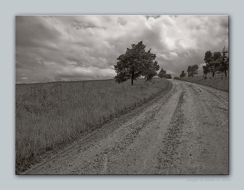 photo "Road without the beginning and the end…" tags: landscape, black&white, mountains