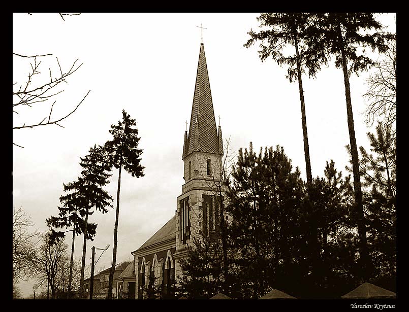 фото "Жмеринка. Костел. (вариант)" метки: архитектура, путешествия, пейзаж, Европа