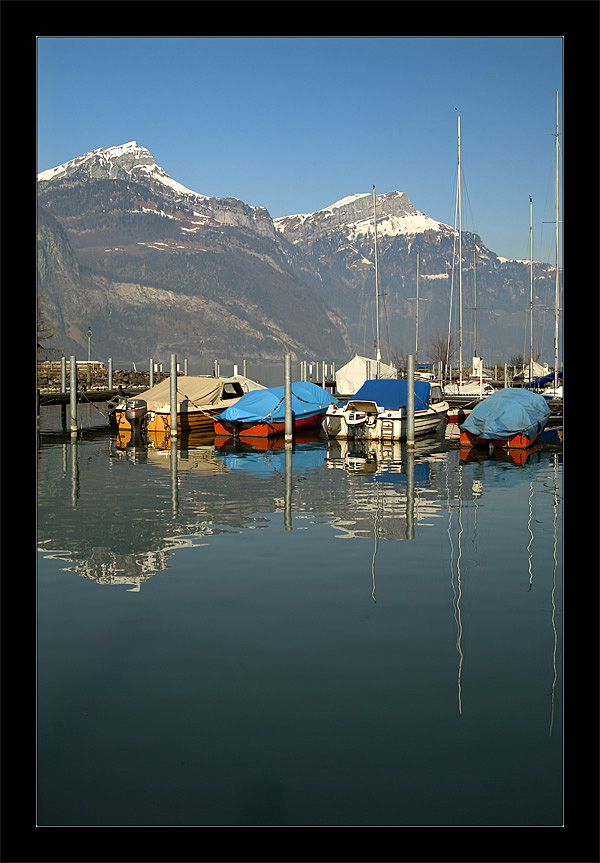 photo "In the Mirror of March" tags: landscape, mountains, water