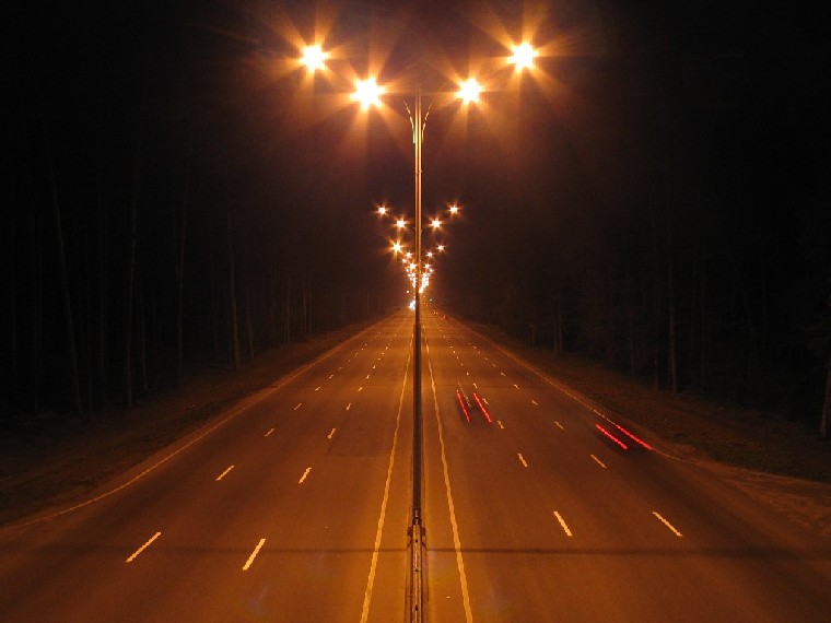 фото "Night road" метки: пейзаж, ночь
