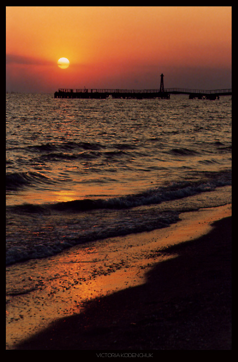 photo "Sunset on Black sea." tags: landscape, sunset