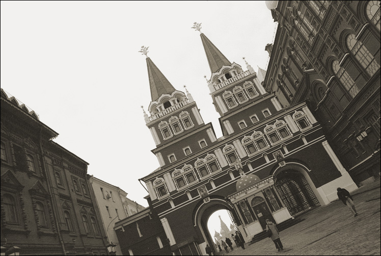 photo "moskow 4" tags: architecture, black&white, landscape, 