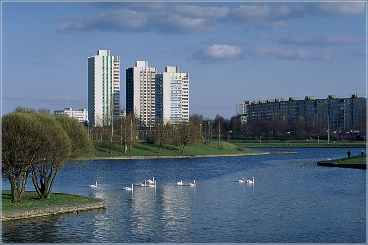 photo "Evening Minsk" tags: architecture, landscape, spring