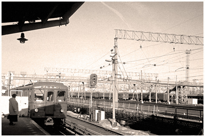 photo "Studencheskaya metrostation" tags: black&white, old-time, 