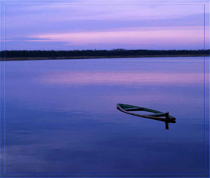 photo "All alone" tags: landscape, water