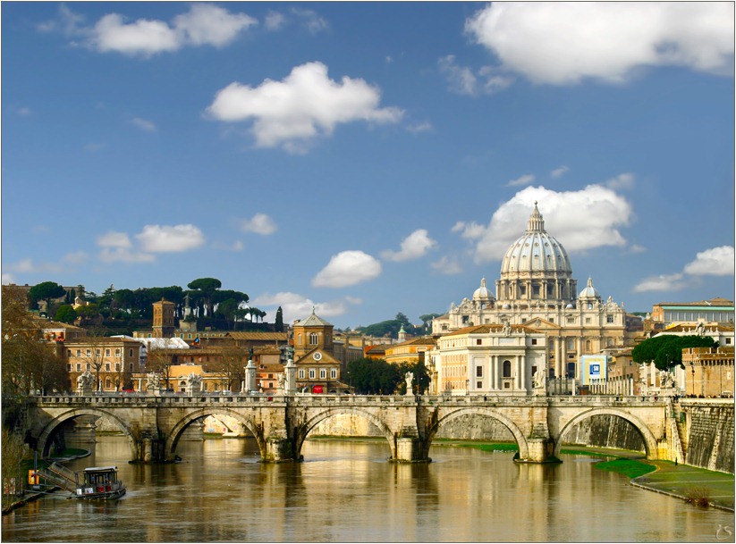 photo "ordinary card about Rome" tags: travel, architecture, landscape, Europe