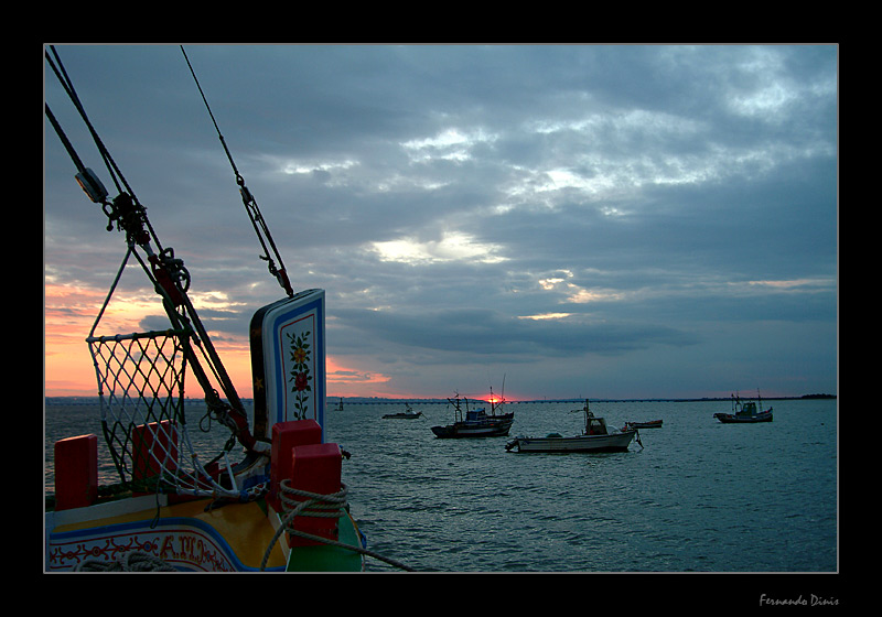 photo "Last beam" tags: landscape, sunset, water