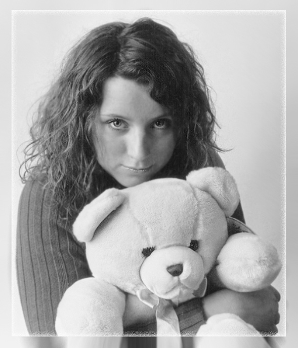 photo "little bear" tags: portrait, black&white, woman