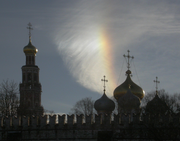 photo "Rainbow under Novodevich'ij convent" tags: architecture, landscape, 