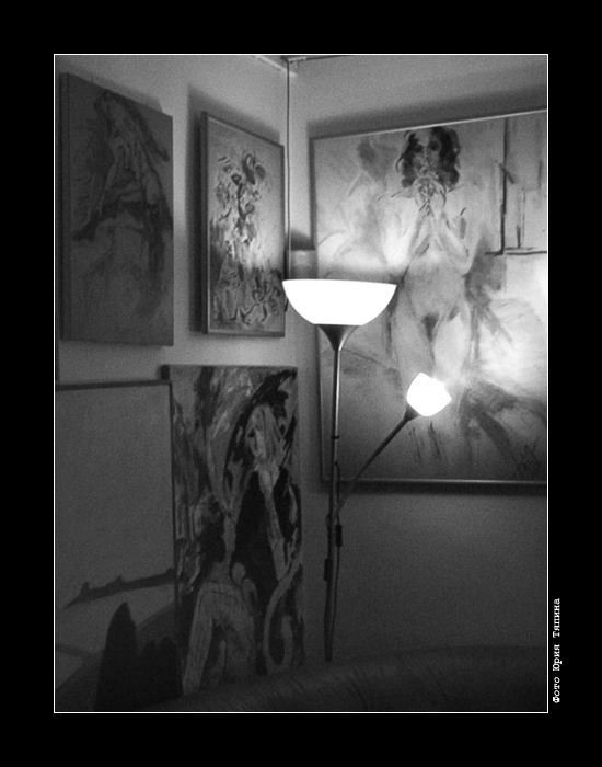 photo "A Corner of Art" tags: black&white, 