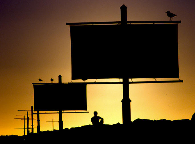 photo "Fremantle Seawall" tags: landscape, travel, Australia, sunset