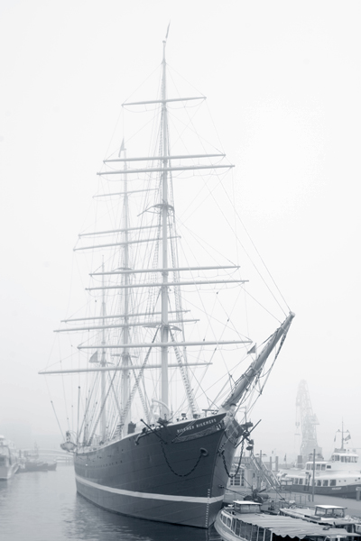 photo "Moored caravel" tags: old-time, black&white, 