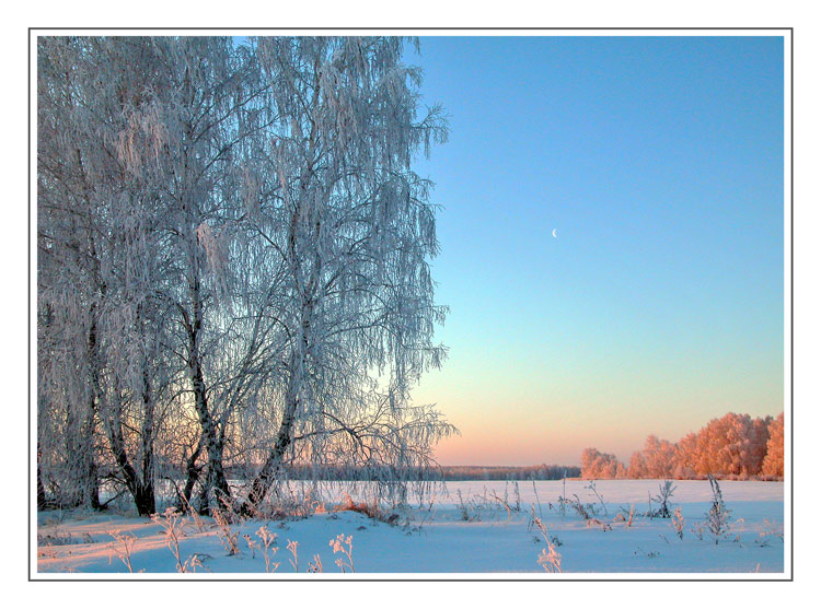 photo "Sun & Moon" tags: misc., landscape, winter