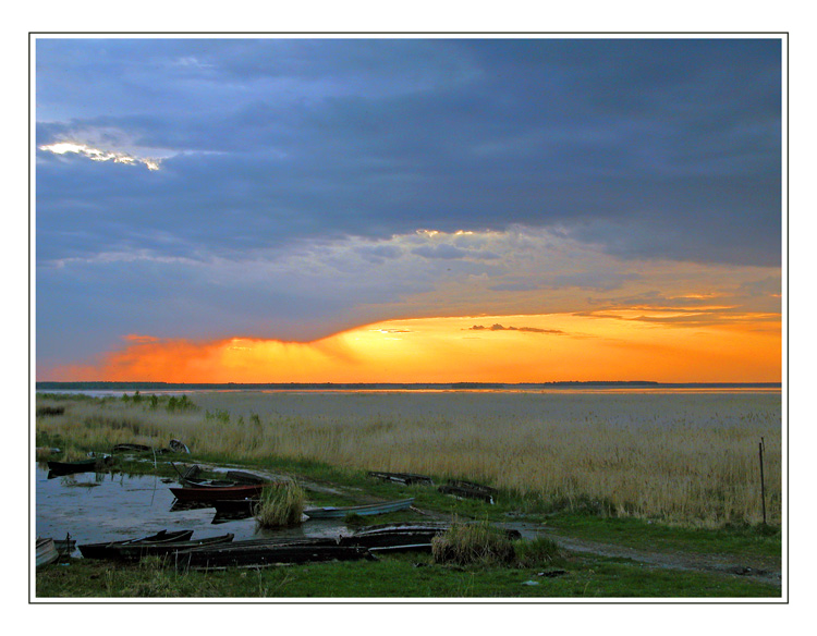 photo "Evening on pier" tags: landscape, summer, sunset