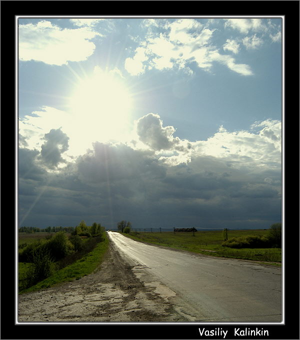 фото "Солнечная дорожка" метки: пейзаж, весна, облака
