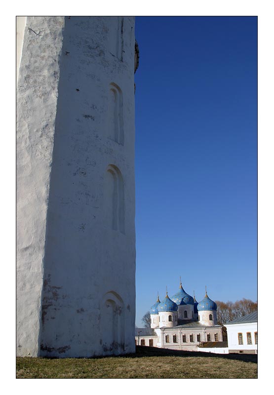 фото "Юрьев монастырь. Новгород." метки: архитектура, путешествия, пейзаж, Европа