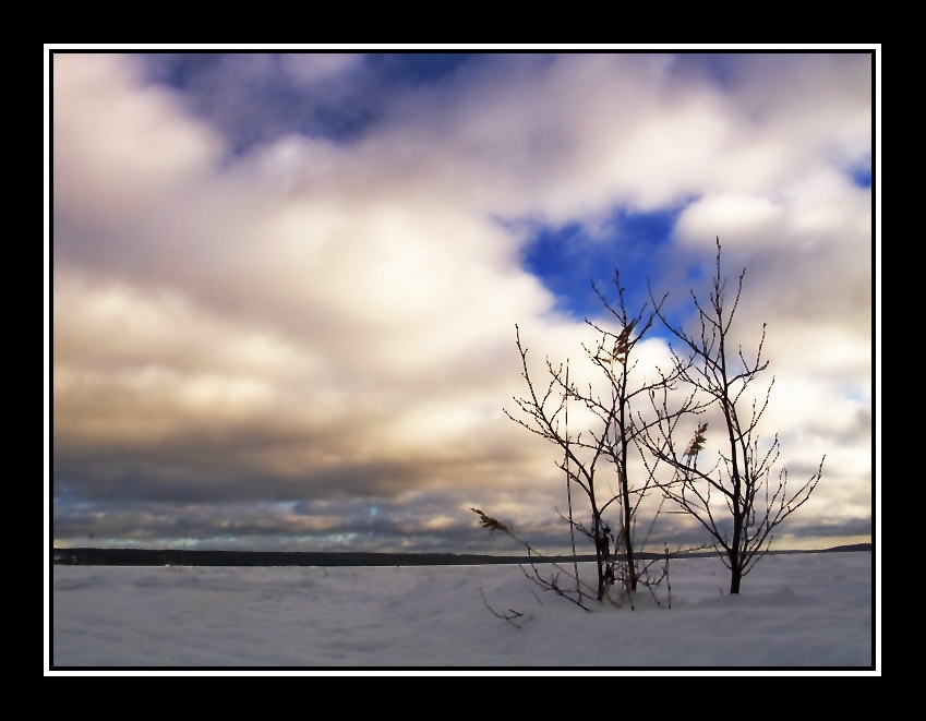 photo "Cloudy with clearings" tags: landscape, winter