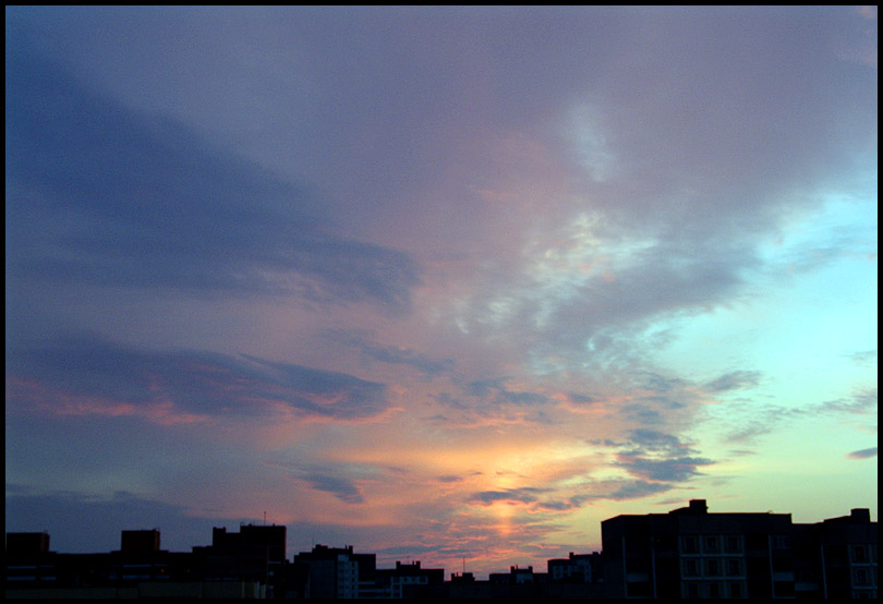 photo "May sunset" tags: landscape, sunset