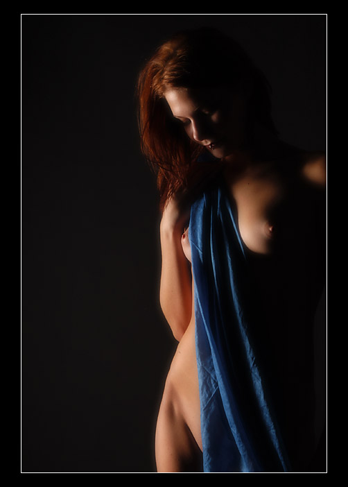 photo "Blue silk (2)" tags: nude, 