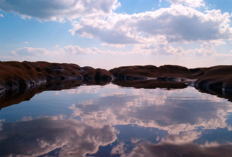 photo "Reflections" tags: landscape, clouds, water