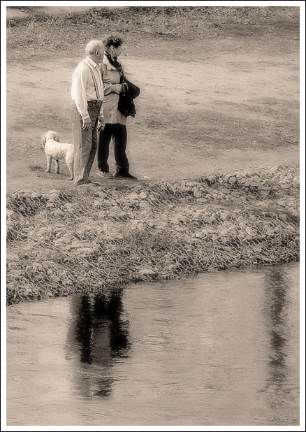 photo "old friends" tags: genre, black&white, 