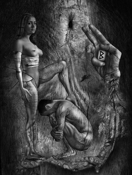 photo "Berkano" tags: montage, nude, 
