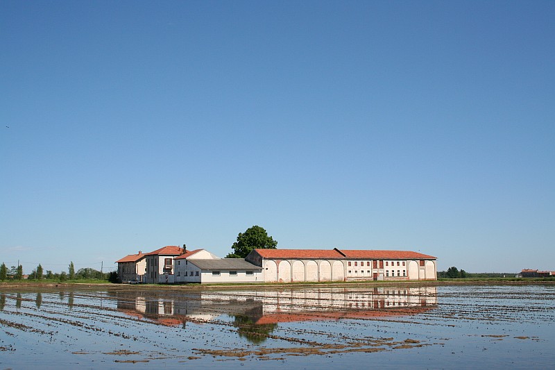 photo "Reflections of a farm" tags: landscape, water