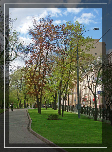 photo "Sketches of Moscow N3" tags: architecture, landscape, spring