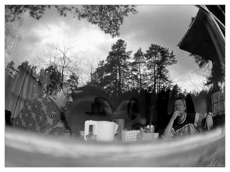 photo "Verandah" tags: genre, black&white, 