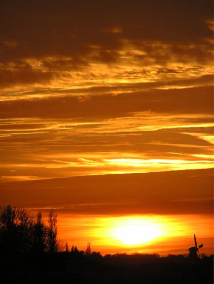 фото "sunset in Holland" метки: пейзаж, закат
