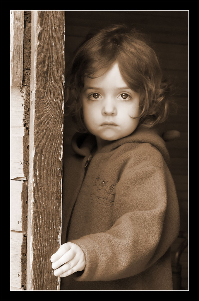 photo "Lili" tags: portrait, black&white, children