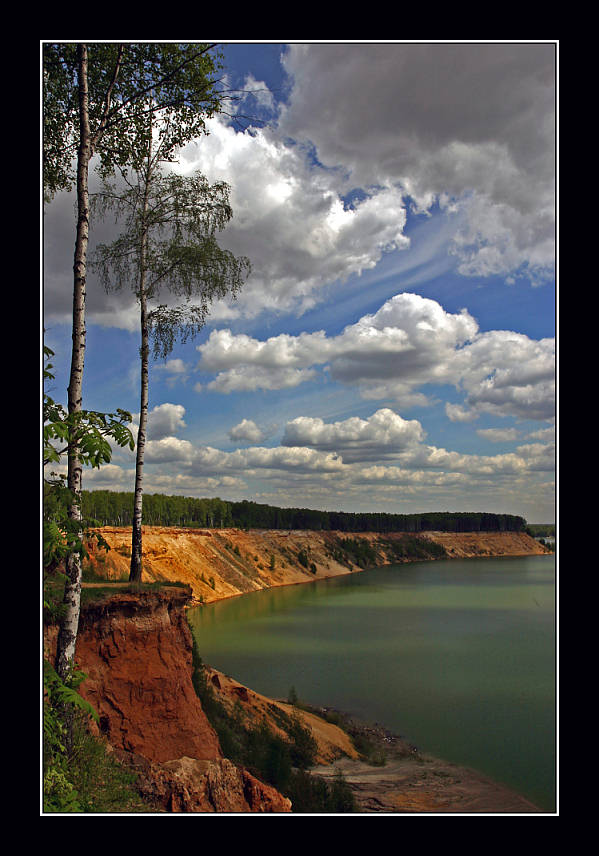 фото "Abrupt coast" метки: пейзаж, вода, облака