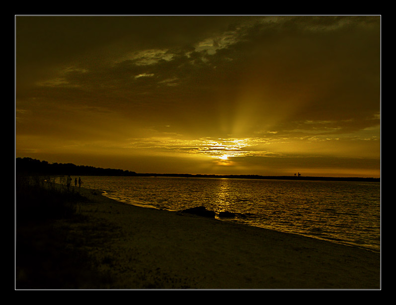 photo "Golden sunset" tags: landscape, sunset, water