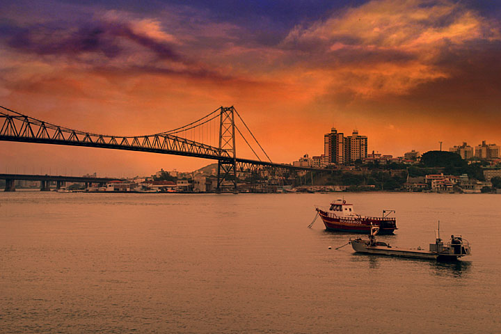 photo "Florianopolis" tags: landscape, sunset