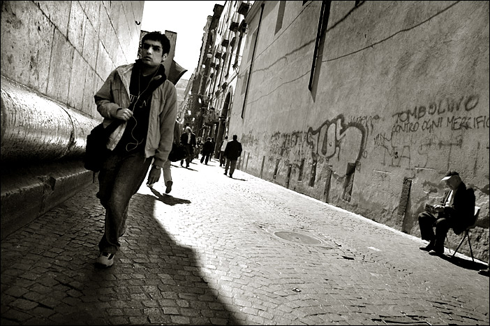 photo "Napoli" tags: black&white, 