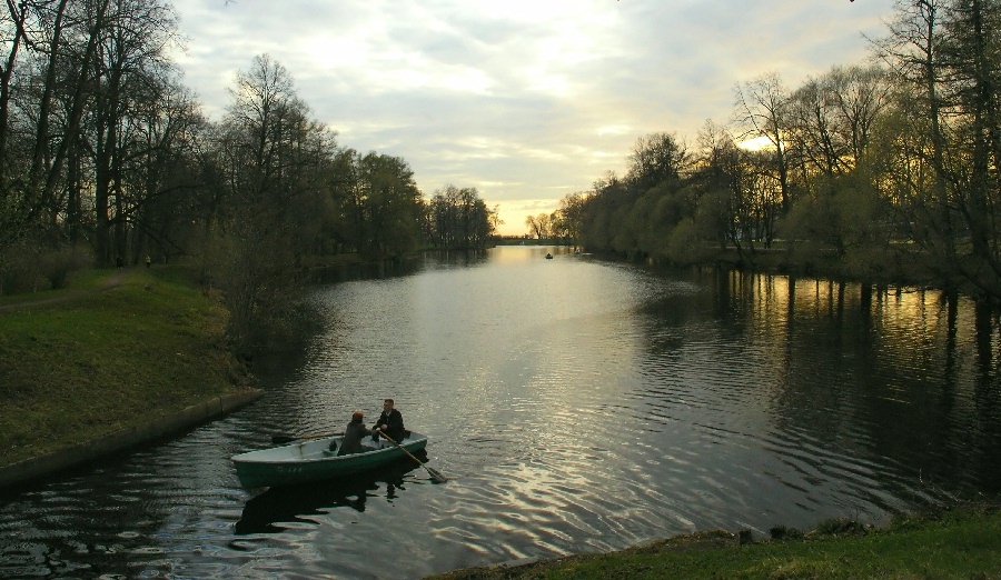 photo "May idyll" tags: landscape, sunset, water