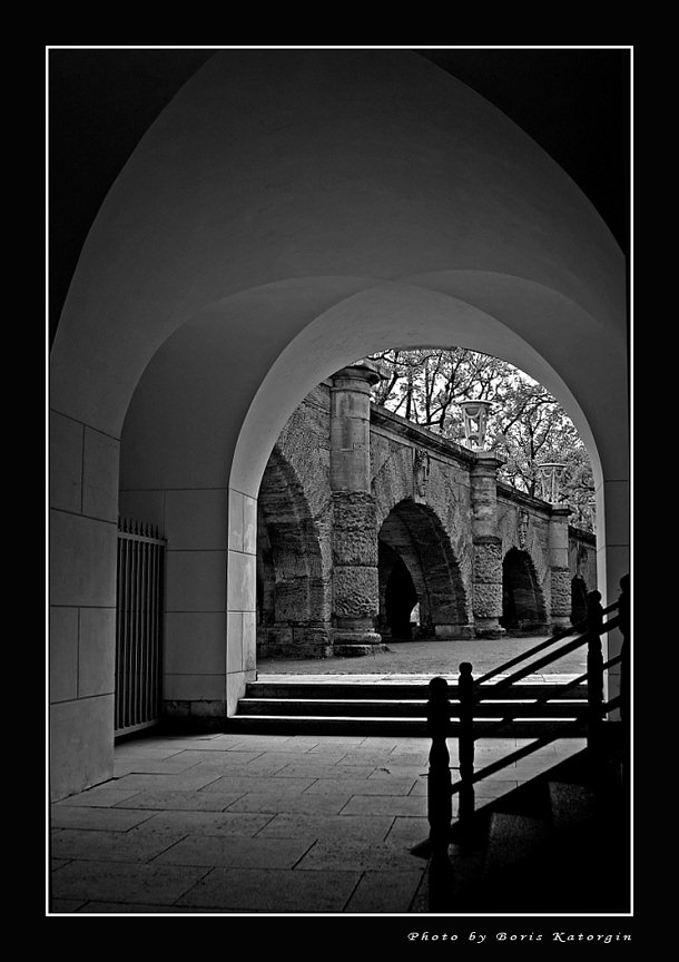 photo "Arch. From serial "Tsarskoye Selo"" tags: architecture, black&white, landscape, 