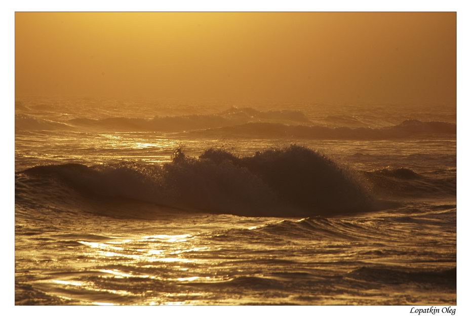 фото "Закат и океан, ЮАР" метки: путешествия, Африка
