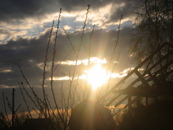 photo "Last beams" tags: landscape, clouds, sunset