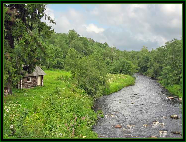 photo "Rural landscape" tags: landscape, forest, water