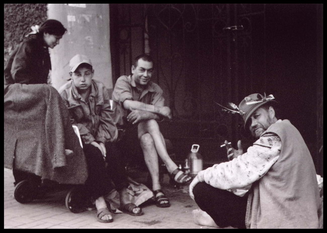 photo "trampers" tags: genre, black&white, 