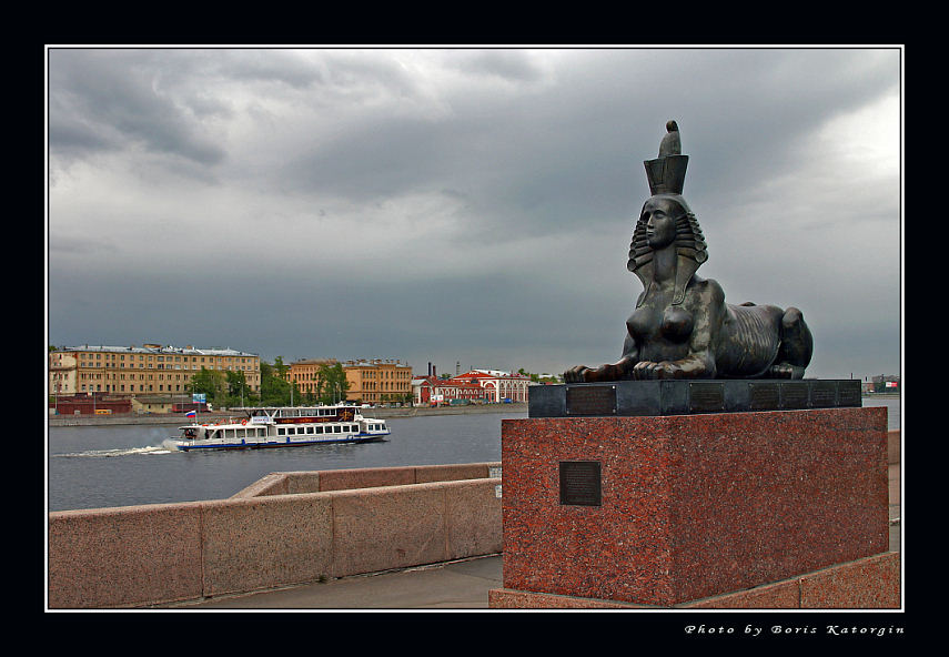 фото "Напротив «Крестов»" метки: архитектура, пейзаж, вода