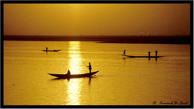photo "Sunset on the river" tags: travel, landscape, Africa, sunset