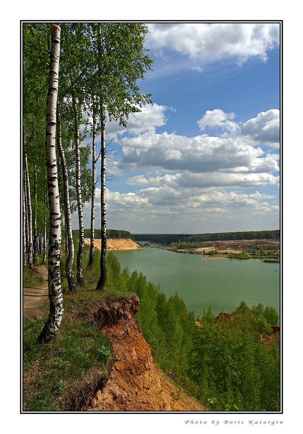 photo "Motive of Ugresha" tags: landscape, clouds, water