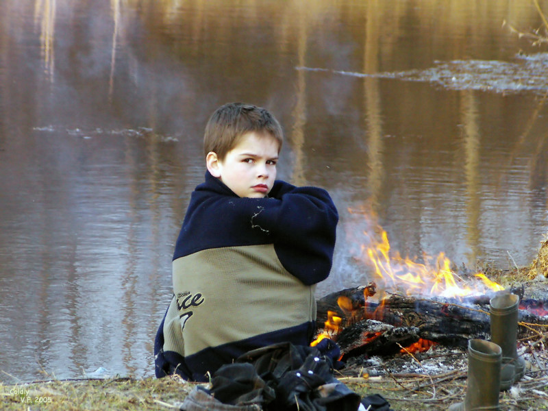 photo "Coldly" tags: landscape, portrait, children, water