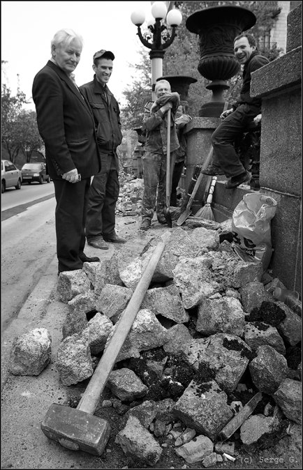 photo "photo with a greater hammer" tags: genre, black&white, 