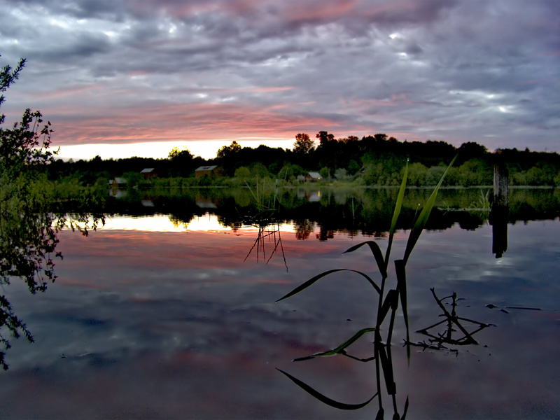 photo "Village Chernavino" tags: landscape, sunset, water