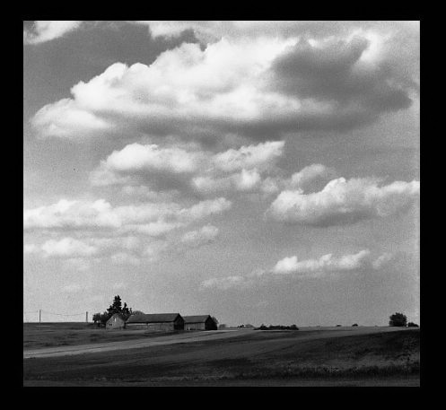 фото "Polish village-Benice" метки: пейзаж, черно-белые, 